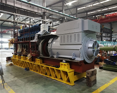 贵州省盘州红达瓦斯电站项目配4台开云app登录入口6极高压1550KW/10.5KV